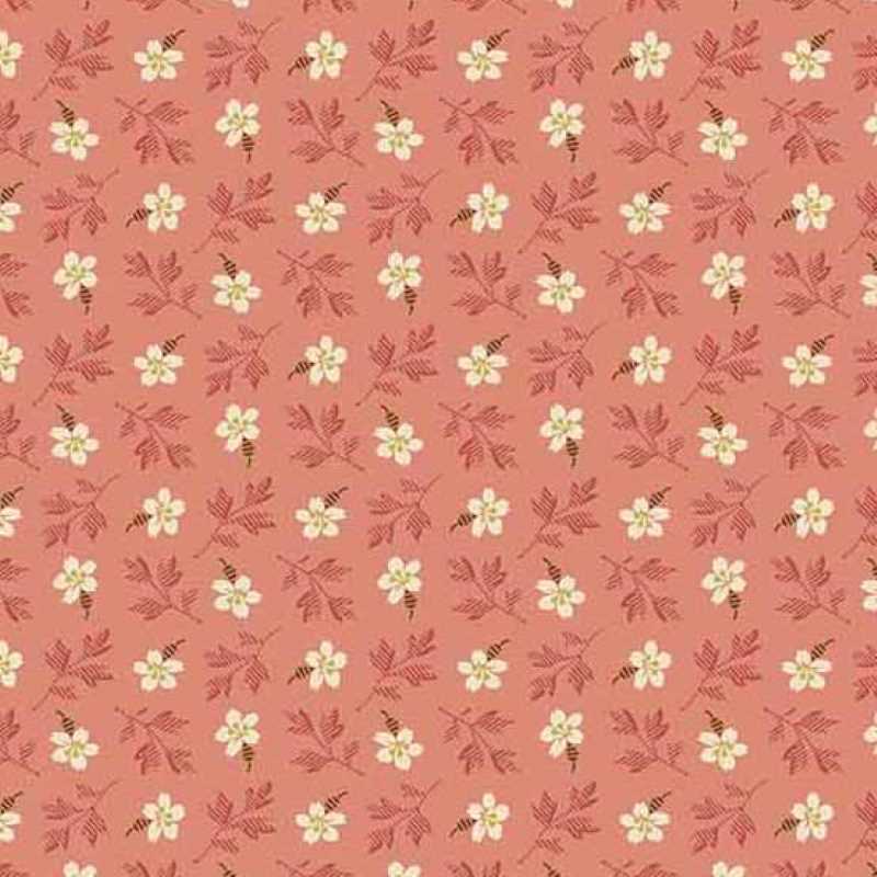 Tissu Patchwork Primrose Petit Bloom Rose