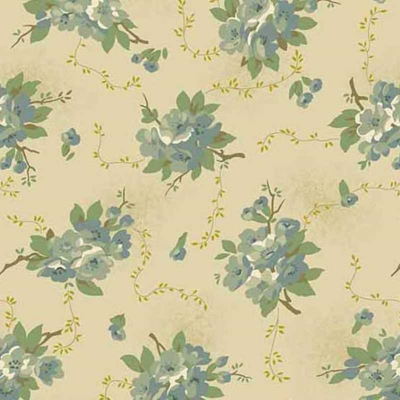Tissu Patchwork Primrose Dahlia Agean, Coupon