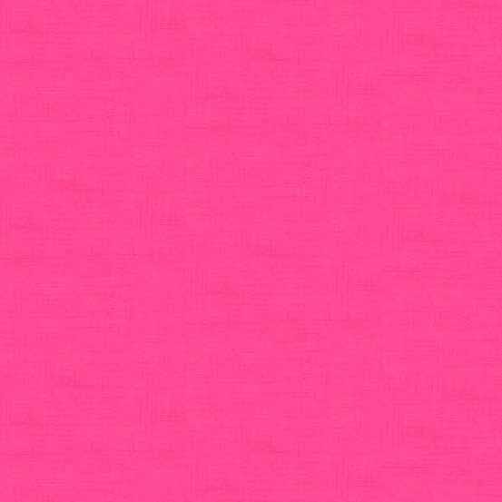 Tissu Patchwork Linen Texture Rose Azalee