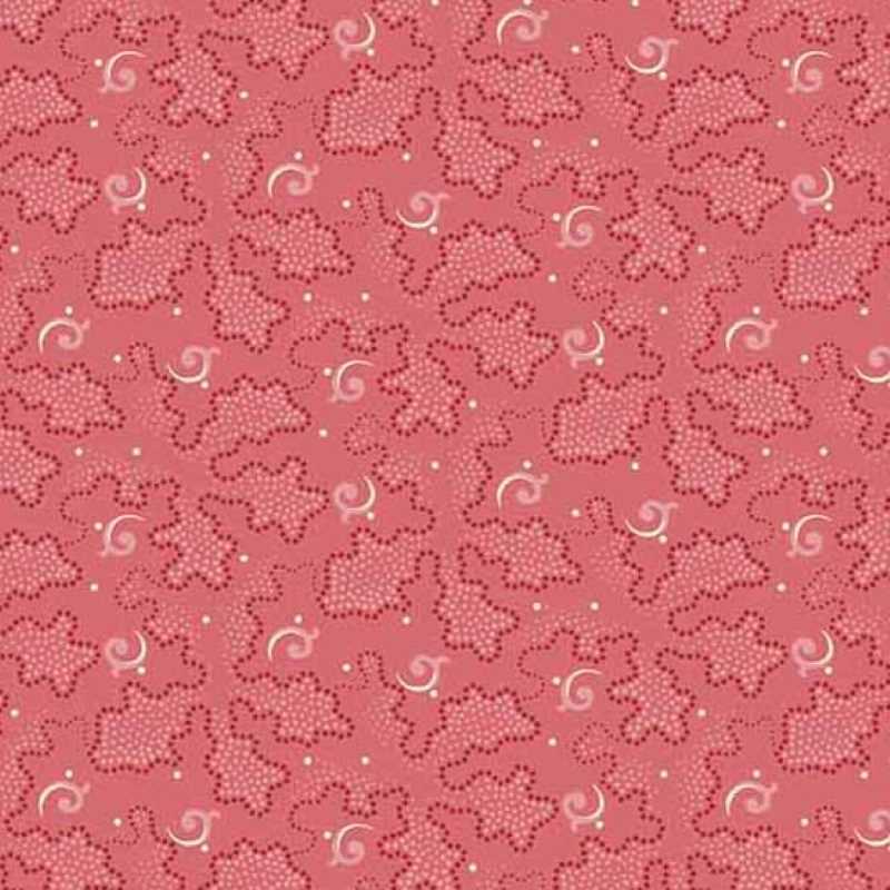 Tissu Patchwork Gingerlily Mossy Strawberry