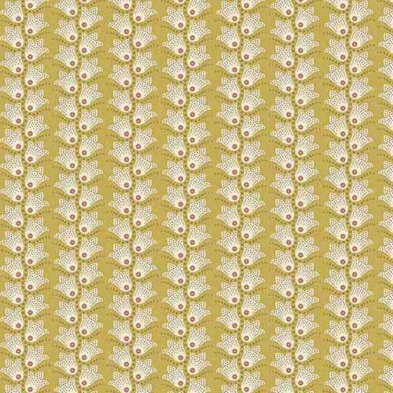 Tissu Patchwork Gingerlily Treillis Saffron, Coupon