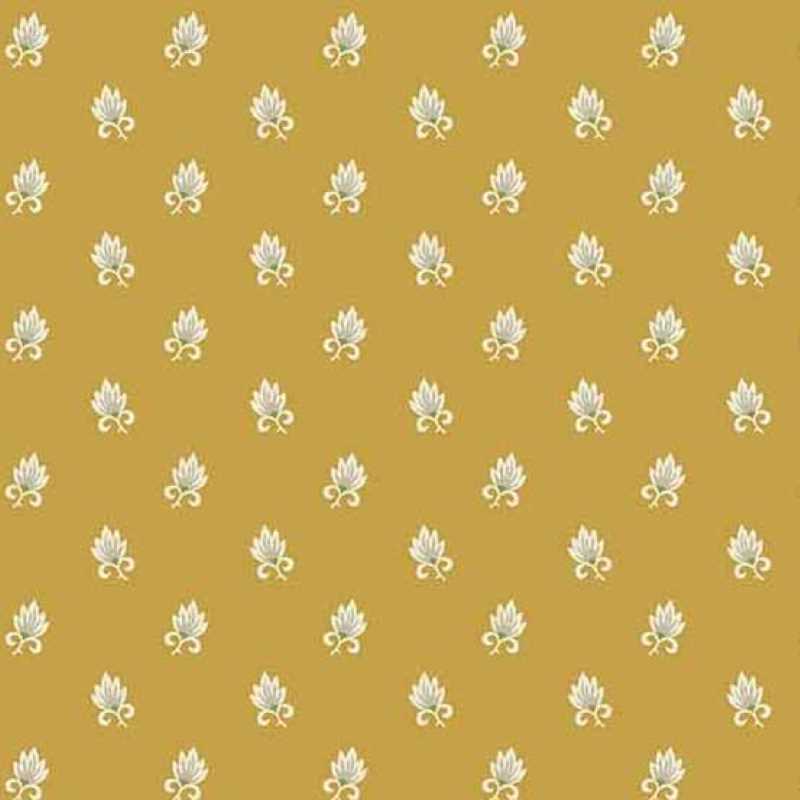 Tissu Patchwork Gingerlily Frond Dijon