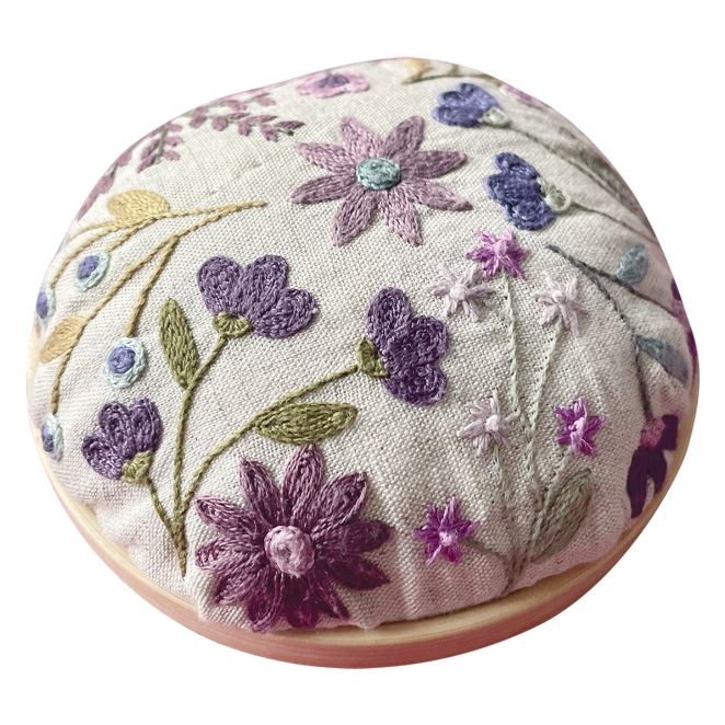 Kit Broderie "Pique Aiguilles Fleuri" Violine