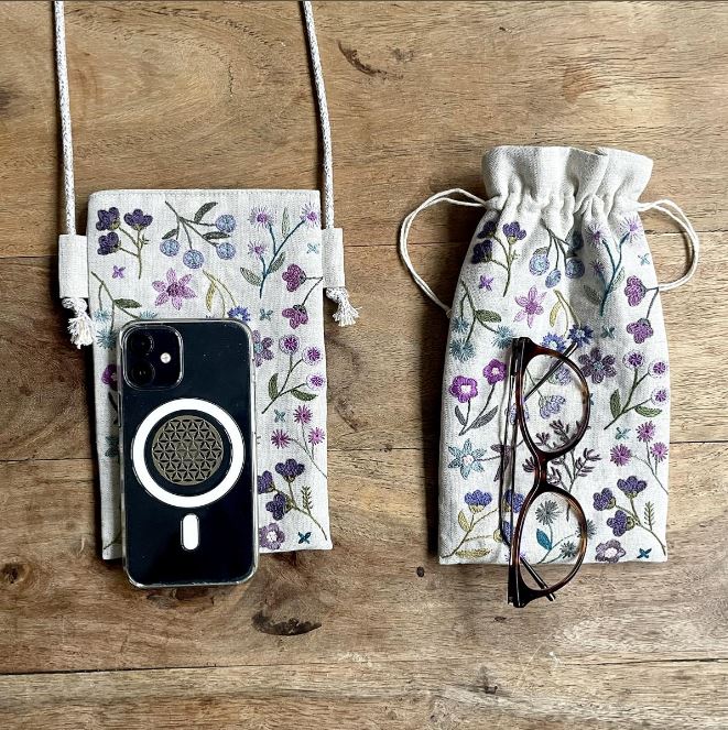 Kit Broderie "Etui Fleuri" Violine