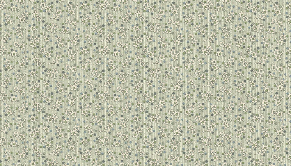 Tissu Patchwork Bed of Roses, Sweet Mint Dusty Teal, Coupon