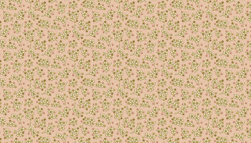 Tissu Patchwork Bed of Roses, Sweet Mint Sweet Pink, Coupon
