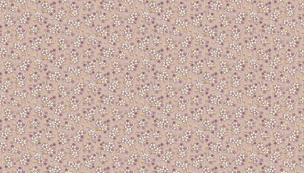 Tissu Patchwork Bed of Roses, Sweet Mint Lilac, Coupon