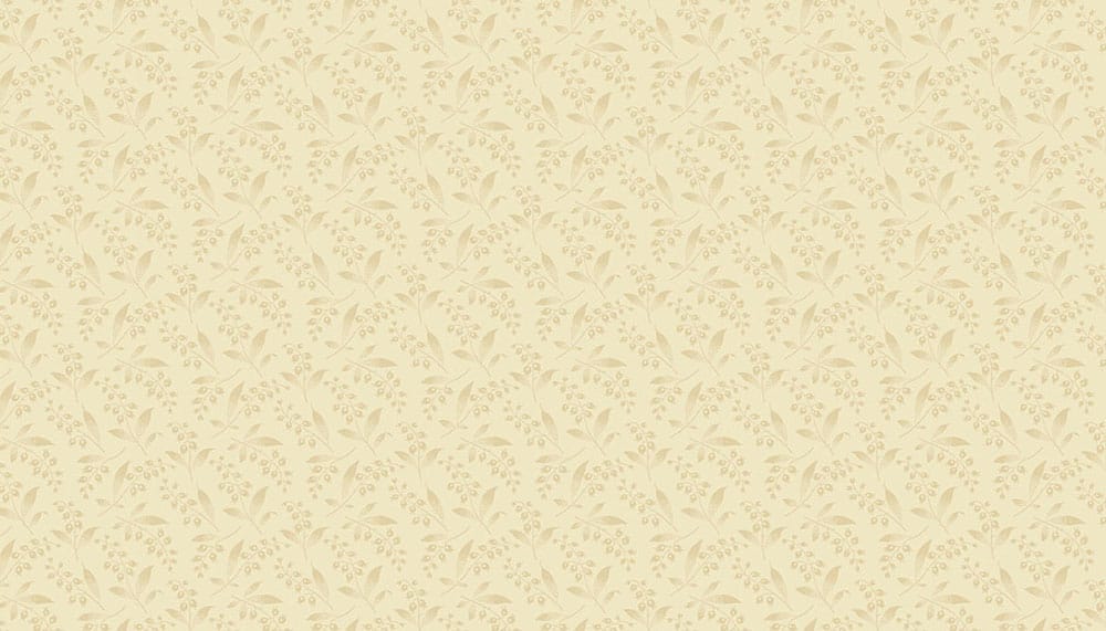 Tissu Patchwork Bed of Roses, Lily of the Valley Cream