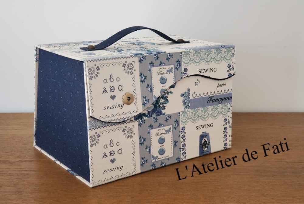 Tuto Cartonnage - Valisette Bobines & Canettes