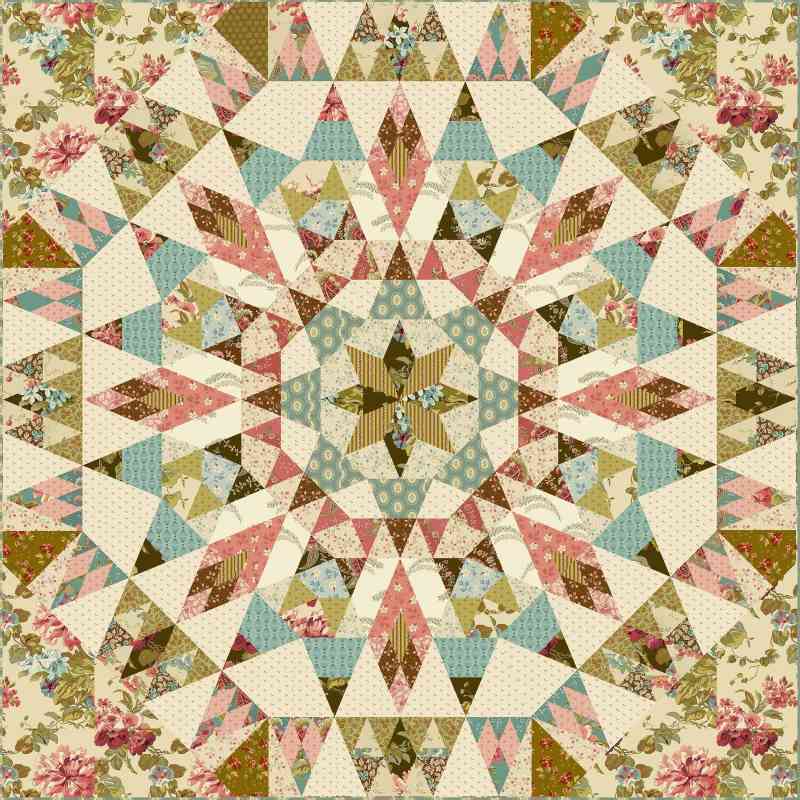 Modèle Patchwork Montana "Primrose" de Edyta Sitar