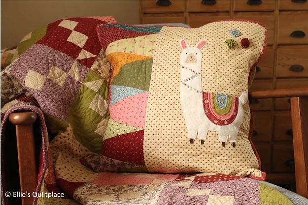Modèle Patchwork Coussin Lanny Llama