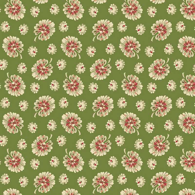 Tissu Patchwork Green Thumbs Monstera Cypress