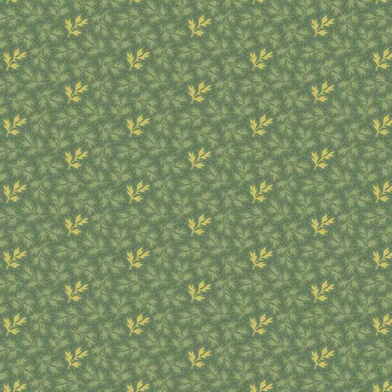 Tissu Patchwork Green Thumbs Greenery Sequoia