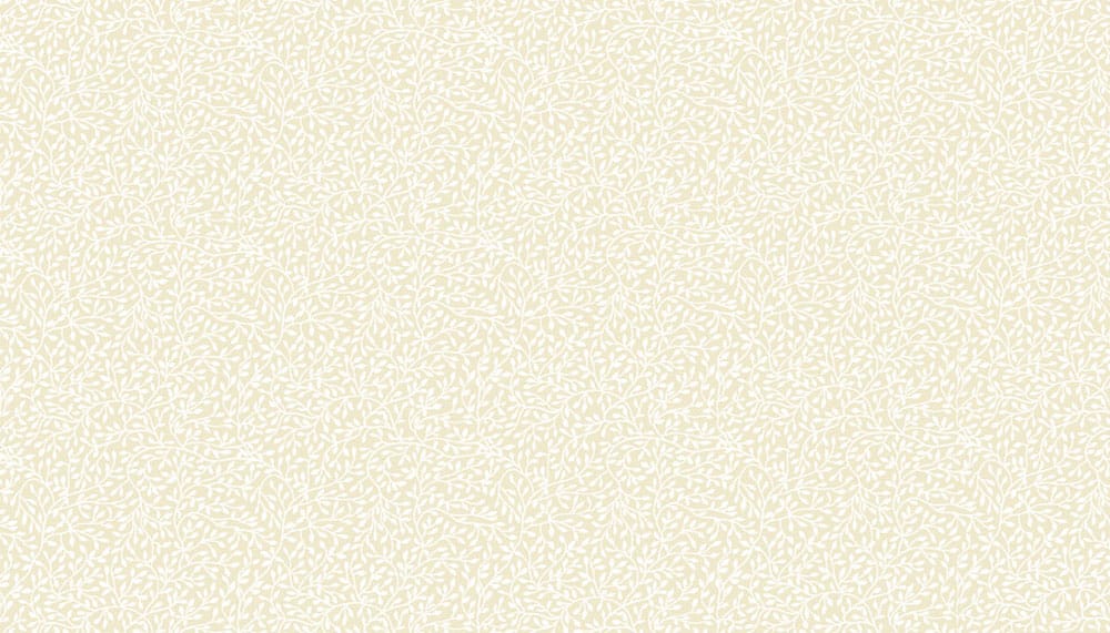 Tissu Patchwork Essentials _ Mini Leaf White on Cream