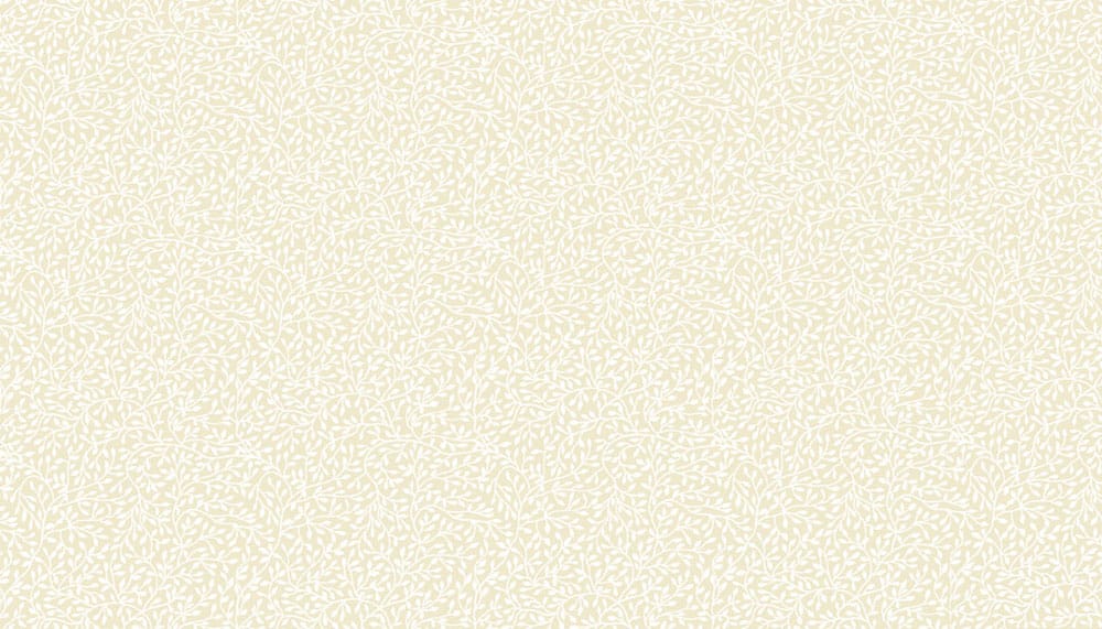Tissu Patchwork Essentials _ Mini Leaf White on Cream