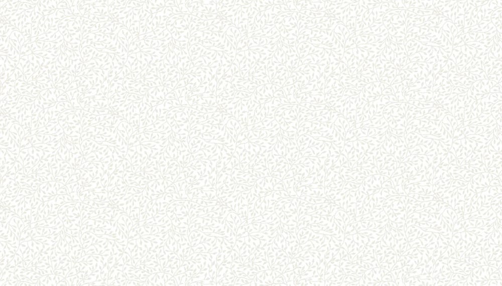 Tissu Patchwork Essentials _ Mini Leaf White on White