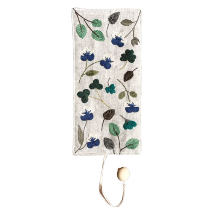 Kit Broderie "Marque Page Fleuri Melina"