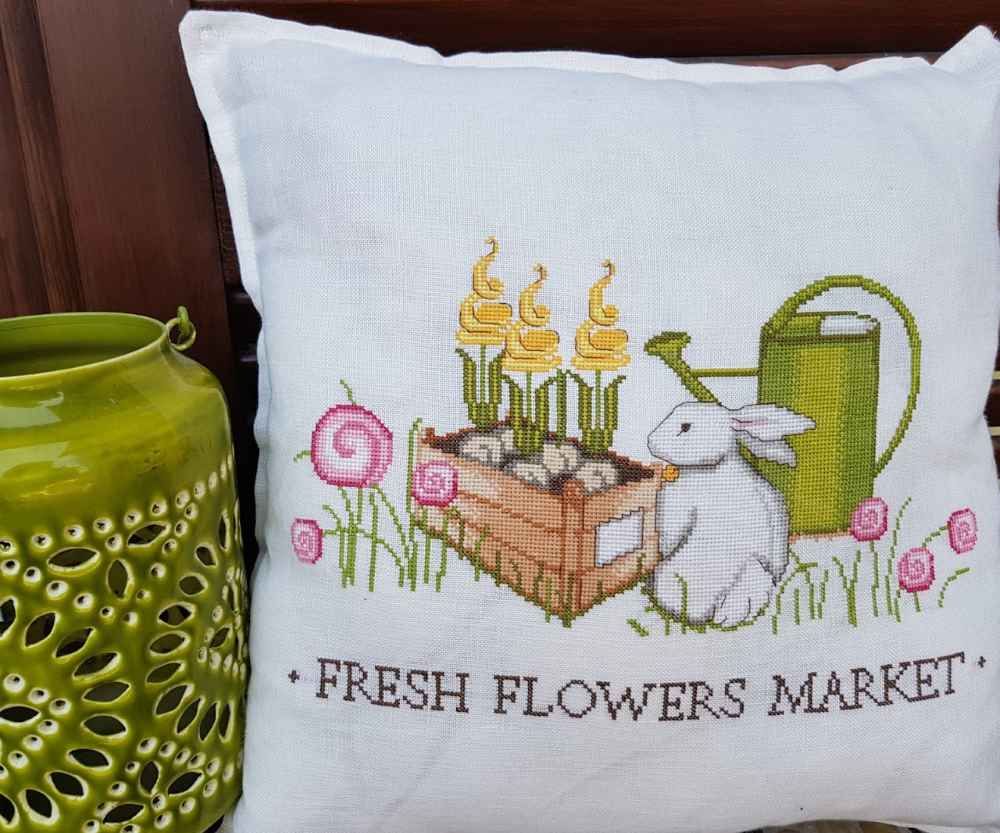 Modèle de Point Compté - Marché de Fleurs Fraîches