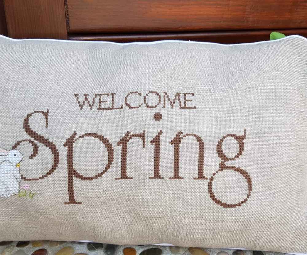 Modèle de Point Compté - Bienvenue au Printemps