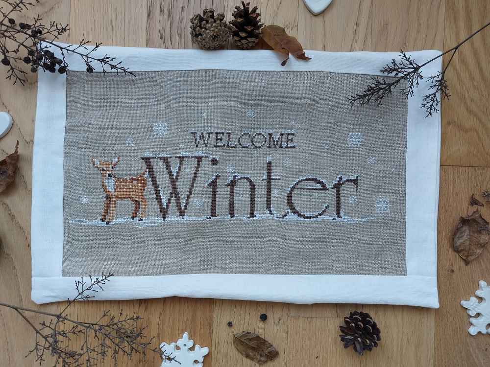 Modèle de Point Compté - Bienvenue à l'Hiver