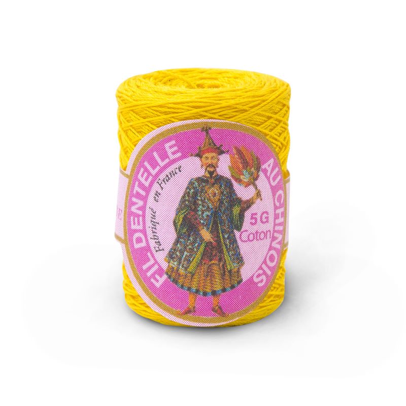 Fil Dentelle Cocon Calais N°6342 - Jaune
