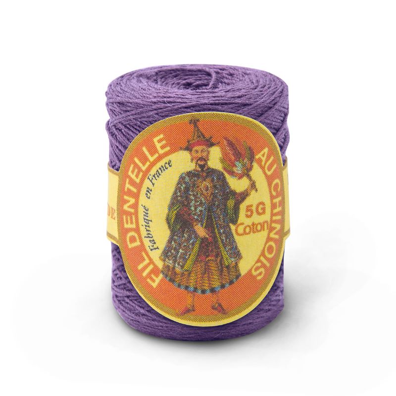 Fil Dentelle Cocon Calais N°6613 - Mauve soutenu