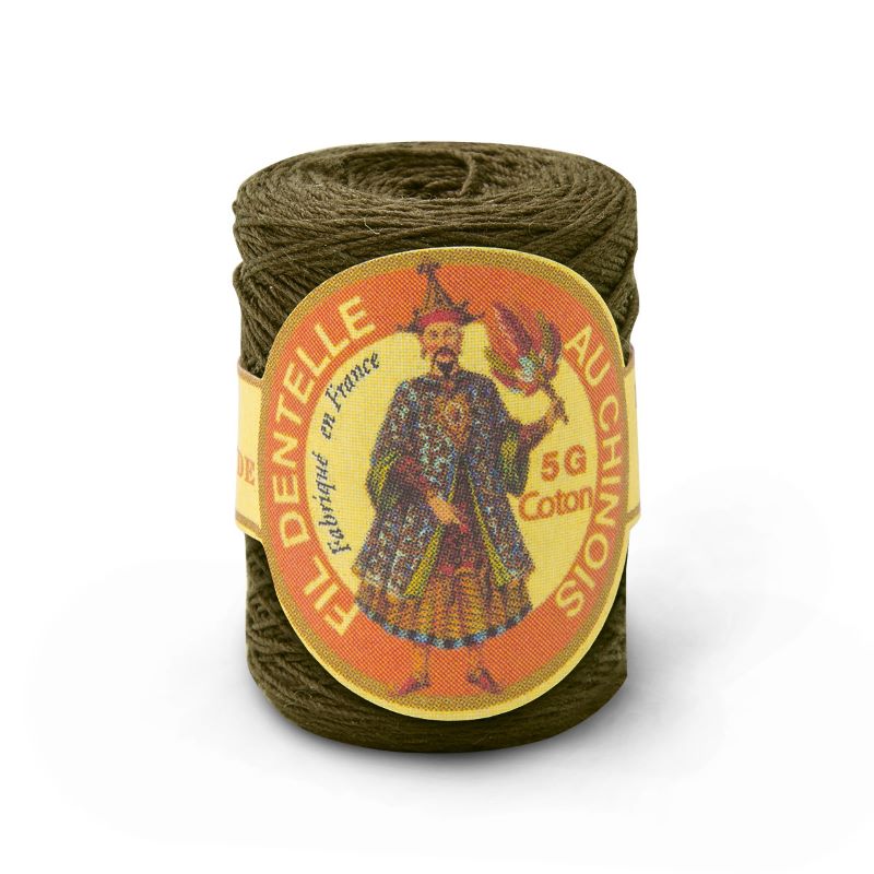 Fil Dentelle Cocon Calais N°6844 - Olive Foncé