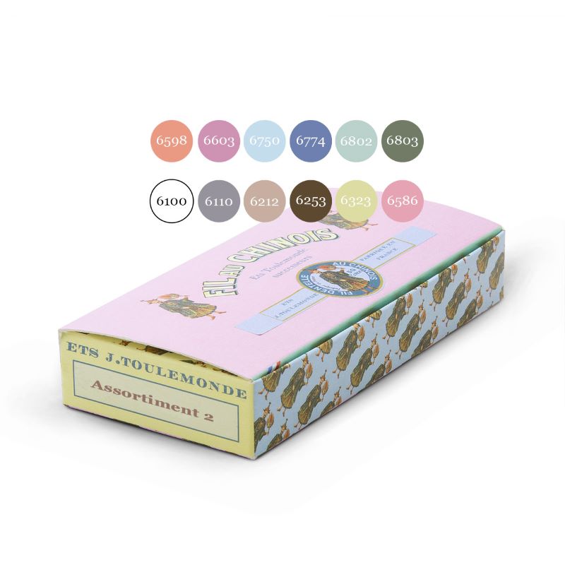 Fil Dentelle Cocon Calais N°6002 - Assortiment n°2