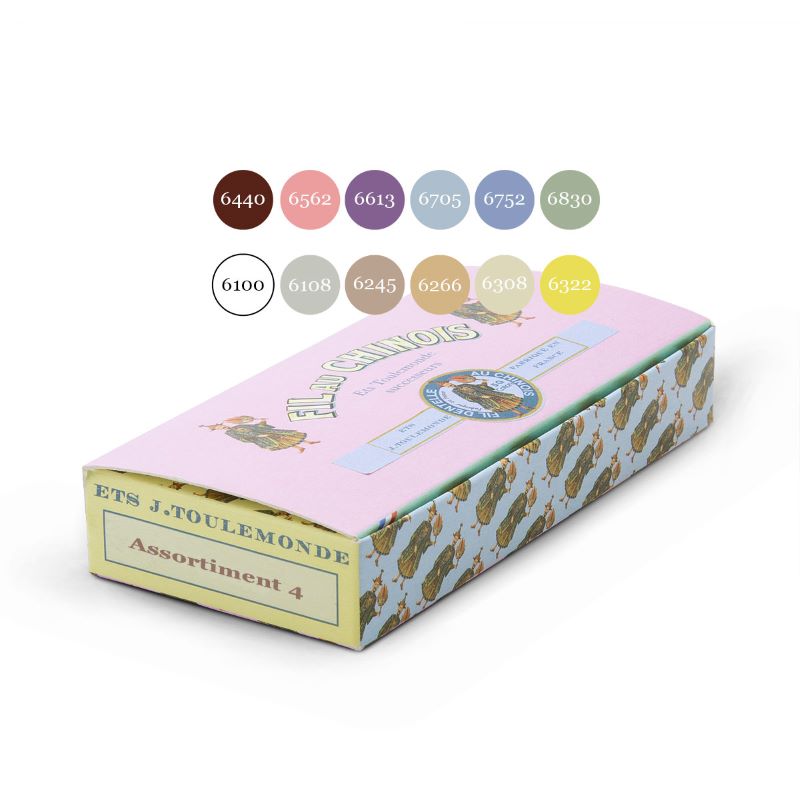 Fil Dentelle Cocon Calais N°6004 - Assortiment n°4