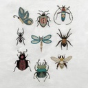 Kit Broderie - Easy Custo "Planche Petits Insectes - Taille L"