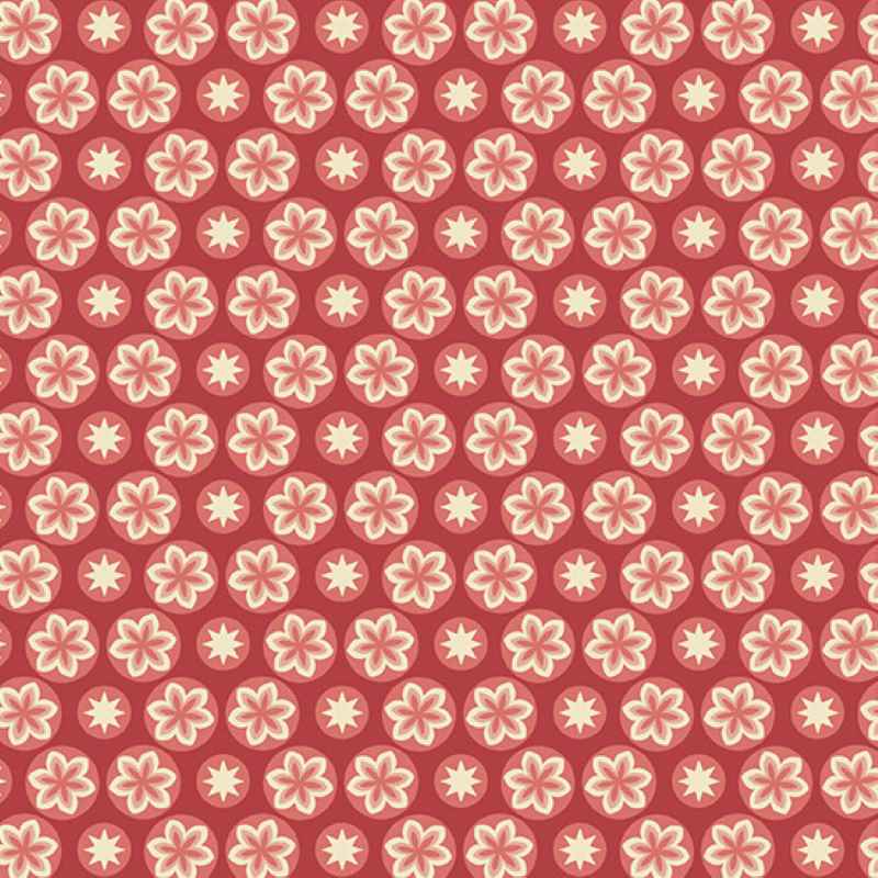 Tissu Patchwork Cocoa Pink "Star Fruit Cherry", Coupon