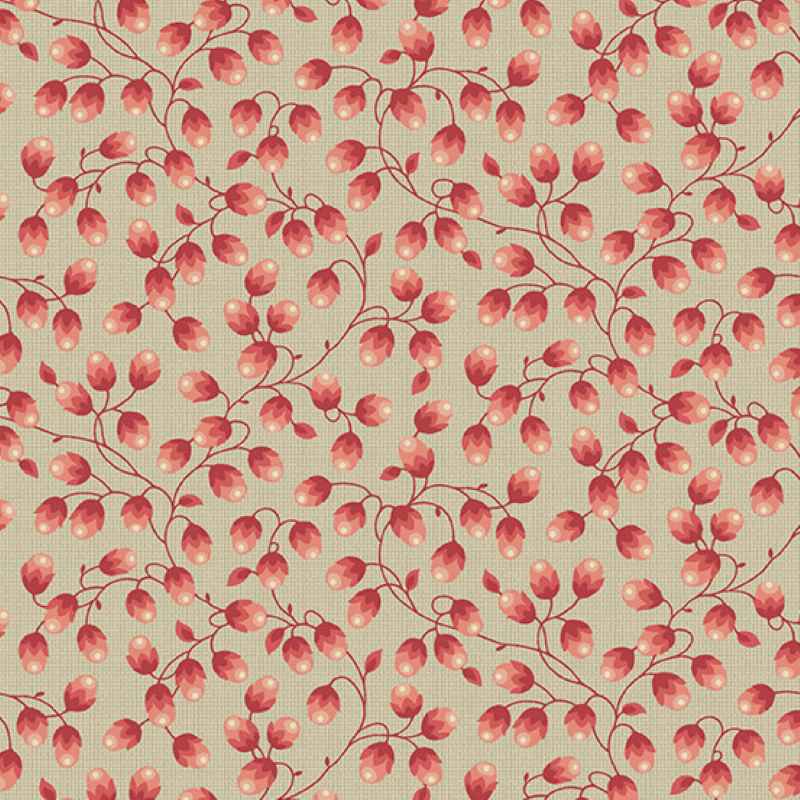 Tissu Patchwork Cocoa Pink "Zig Zag Bud Blossom", Coupon