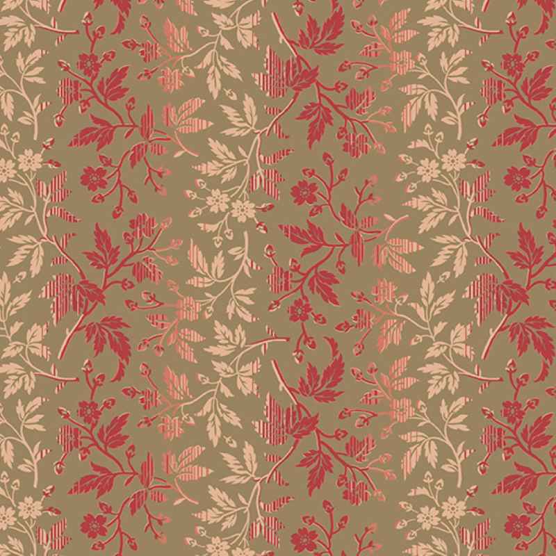 Tissu Patchwork Cocoa Pink "Herb Variegated", Coupon