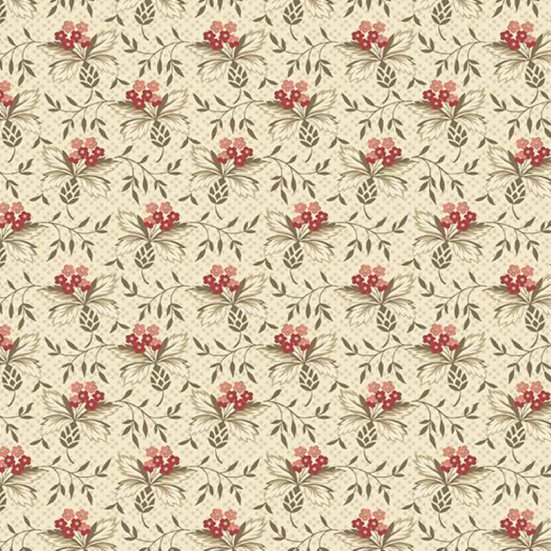 Tissu Patchwork Cocoa Pink "Thistle Olive"