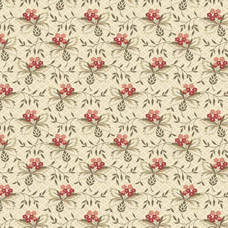Tissu Patchwork Cocoa Pink "Thistle Olive", Coupon