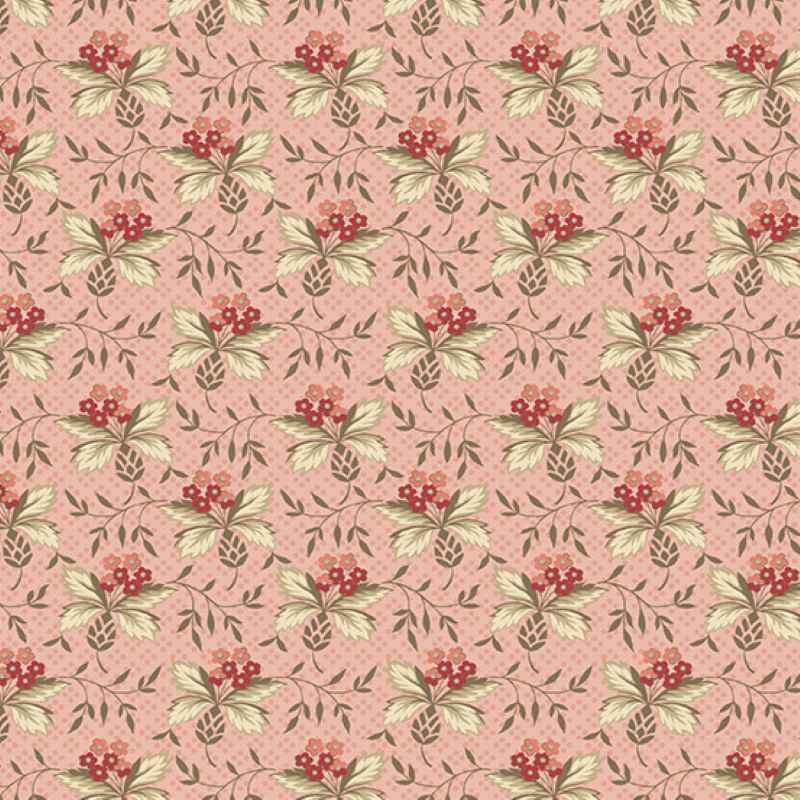 Tissu Patchwork Cocoa Pink "Thistle Rose", Coupon