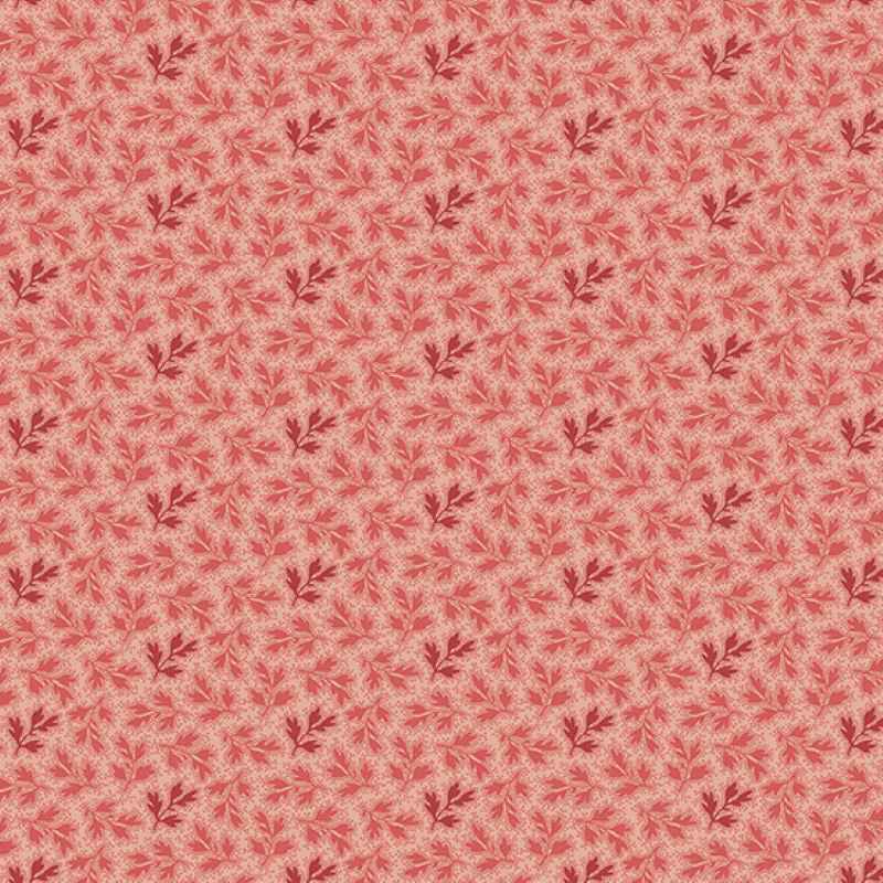 Tissu Patchwork Cocoa Pink "Greenery Dahlia"