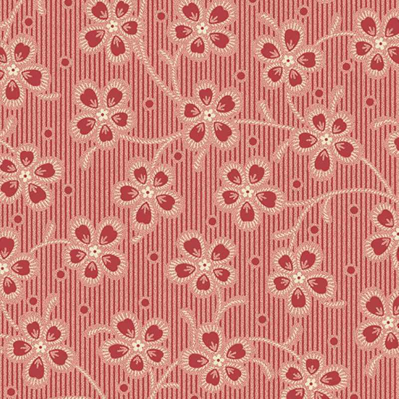 Tissu Patchwork Cocoa Pink "Columbine Dahlia"