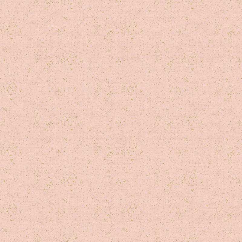 Tissu Patchwork Linen Texture doré Rose Pâle