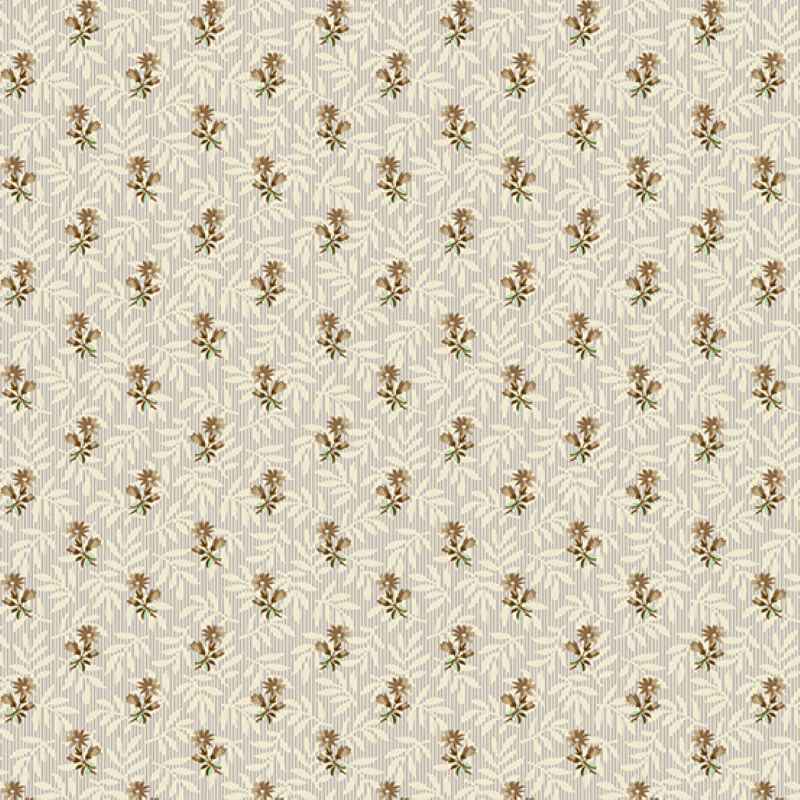 Tissu Patchwork Sienna "Floral Stripe Plum"