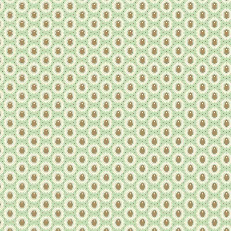 Tissu Patchwork Sienna "Cabuchon Mint", Coupon