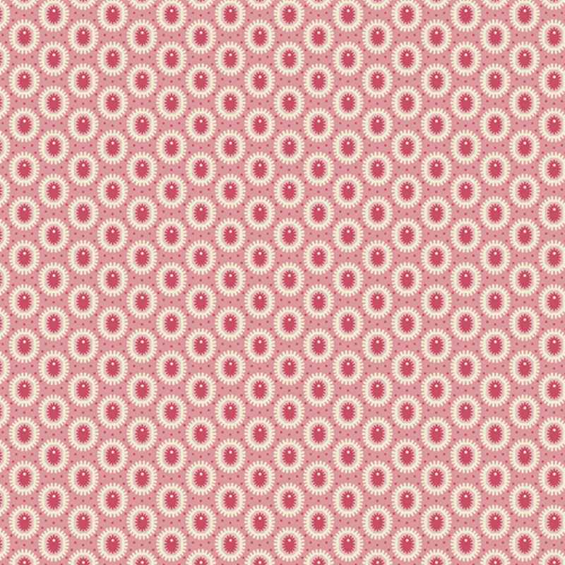 Tissu Patchwork Sienna "Cabuchon Crimson"