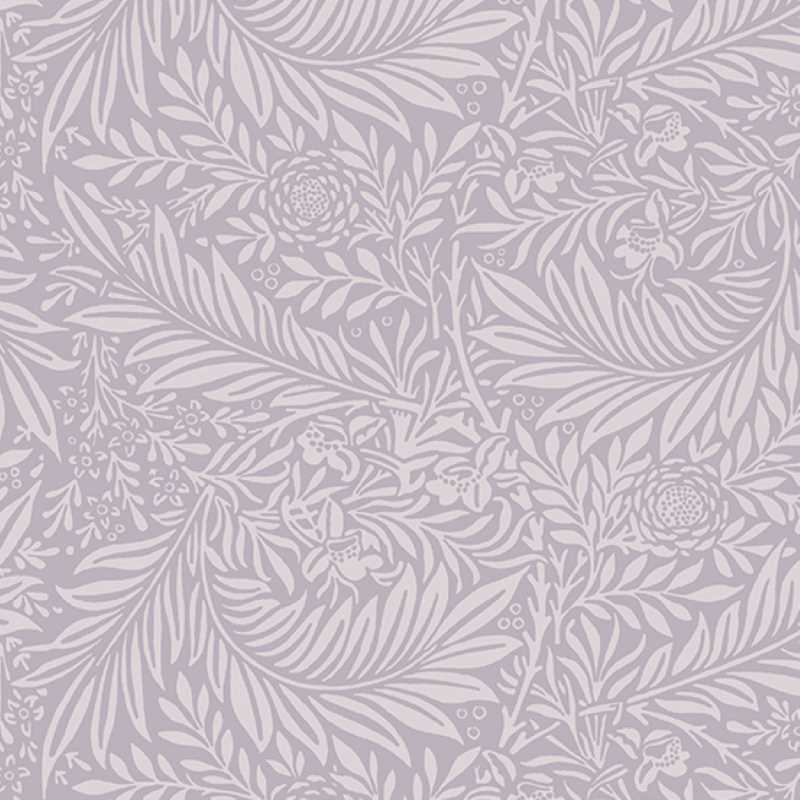 Tissu Patchwork Fleur Nouveau "Foliage Purple", Coupon