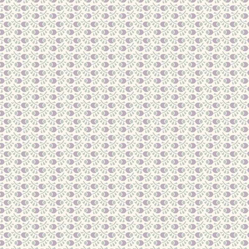 Tissu Patchwork Fleur Nouveau "Rosehip Light Purple"