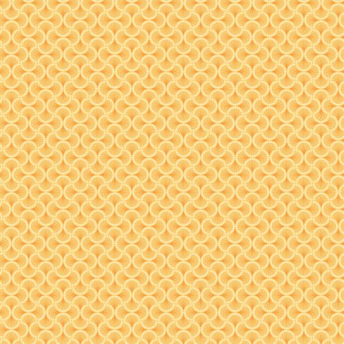 Tissu Patchwork Splendor "Deco Sprig Yellow"