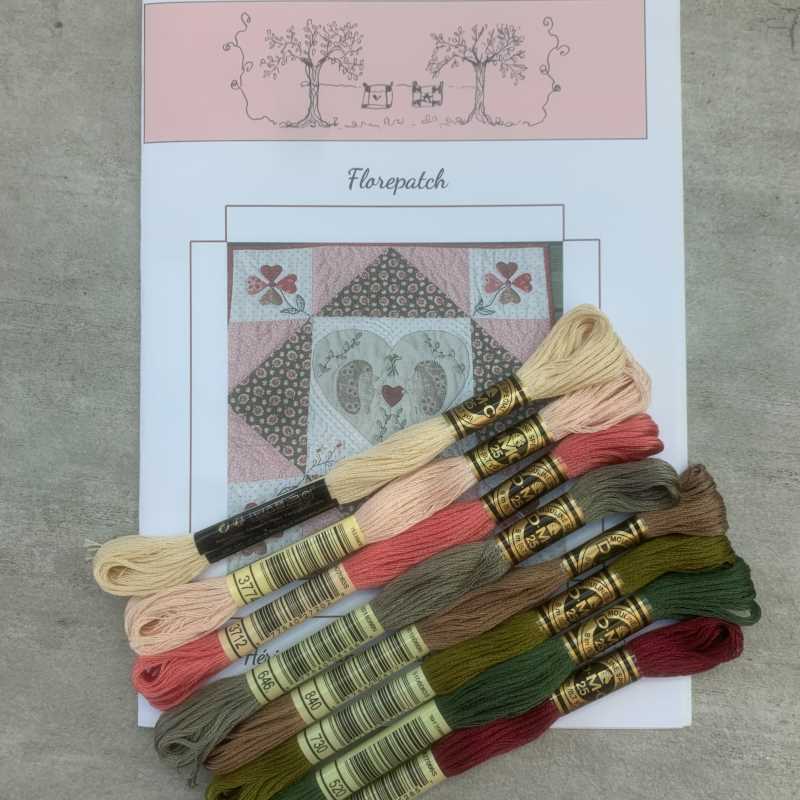 Lot de Coton à broder _ Hérissons dans un Champs de Paquerette