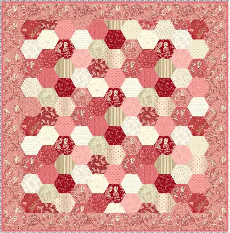 Modèle Patchwork _ Mon Jardin Secret Strawberry