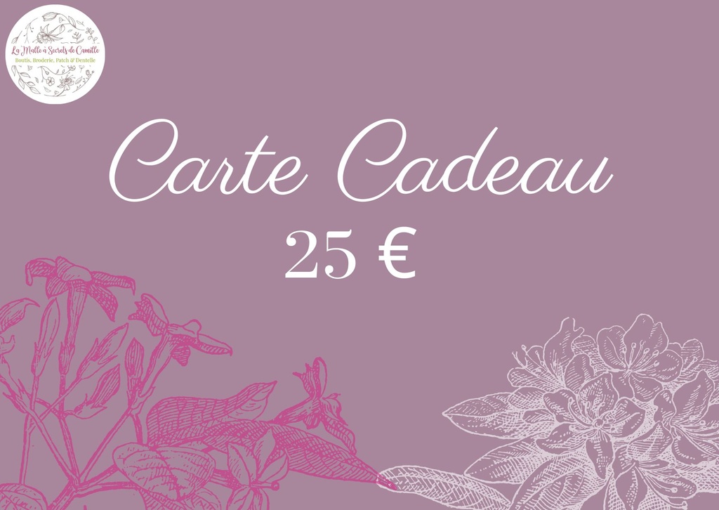Carte-Cadeau 25€