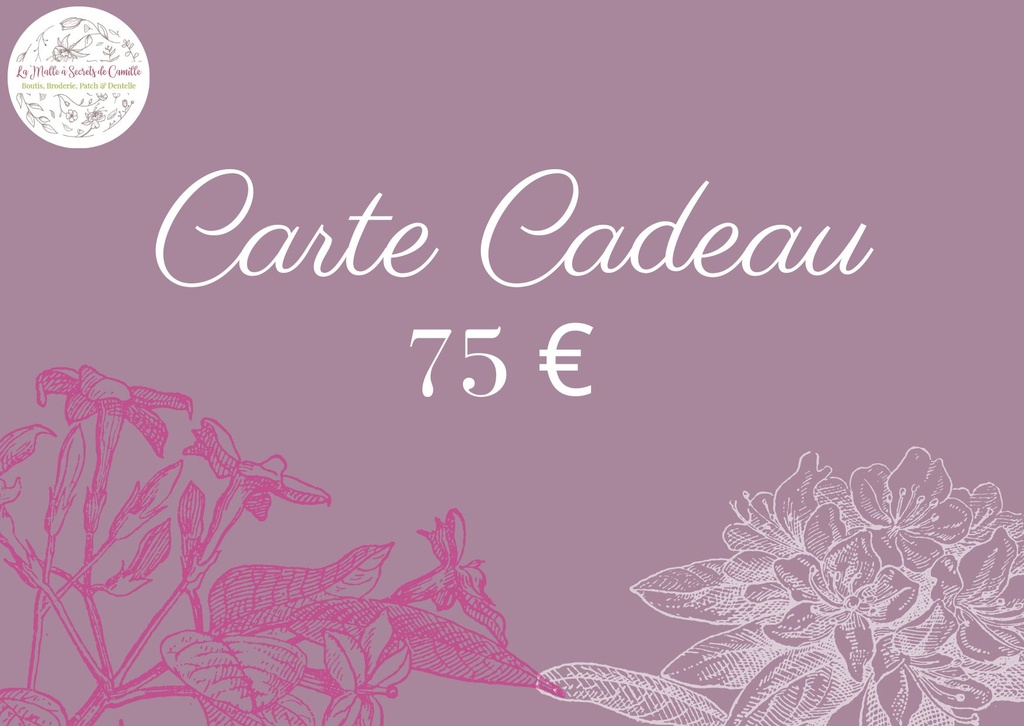 Carte-Cadeau 75€