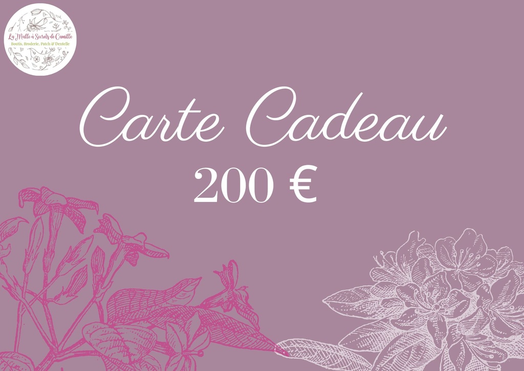 Carte-Cadeau 200€